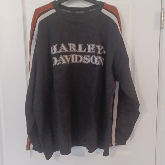 Harley Davidson 105th Anniversary Pullover Sweater Men 2XL Moto Embroidered - Picture 2 of 5